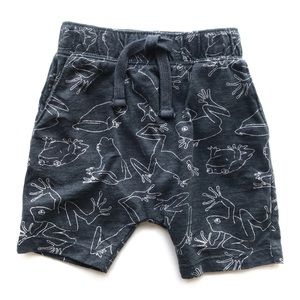 Old Navy Toddler Boys Gray Frog Shorts Size 2T